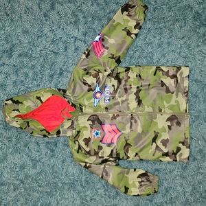 Stephen Joseph, Size 4T, Camouflage Raincoat